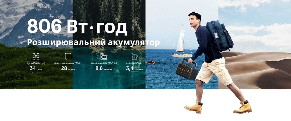 Дополнительная батарея Bluetti B80P 806Wh