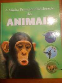 Livro "A minha primeira enciclopédia dos animais"