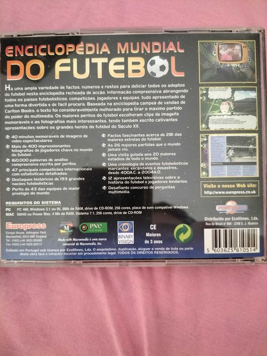 CD Enciclopédia Mundial Futebol