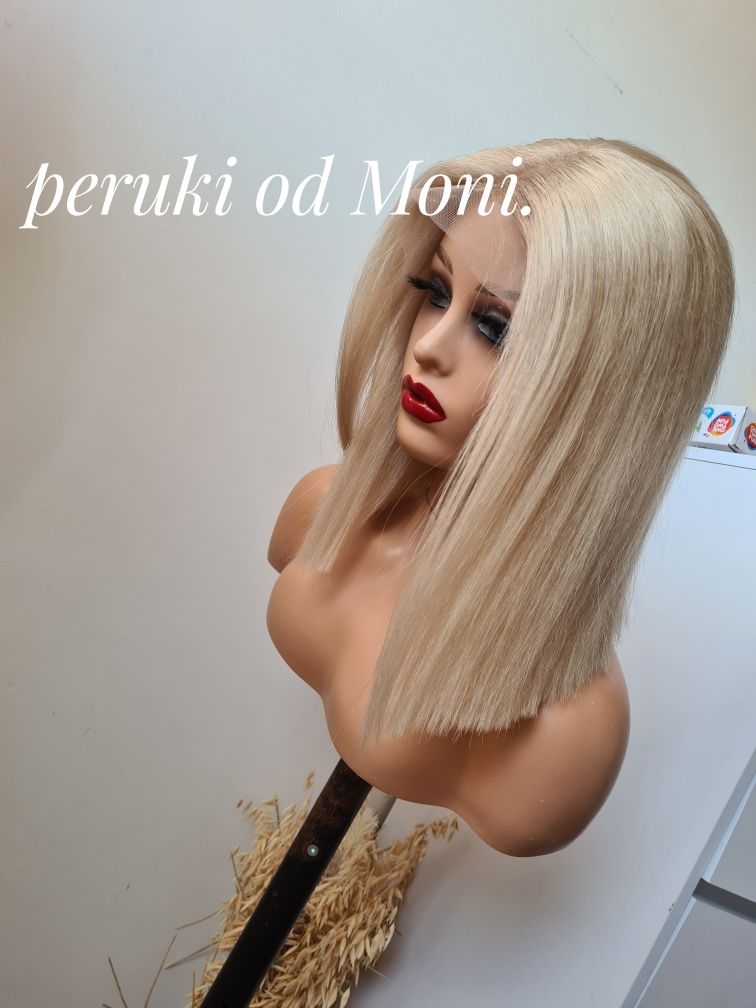 Peruka jasny beżowy blond