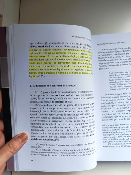 O Conhecimento da Literatura