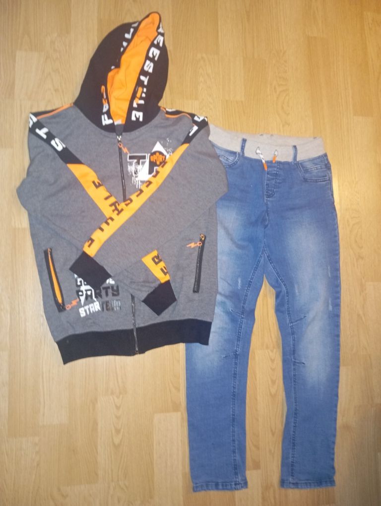 Zestaw ubranek dla chłopca r 146 / 152