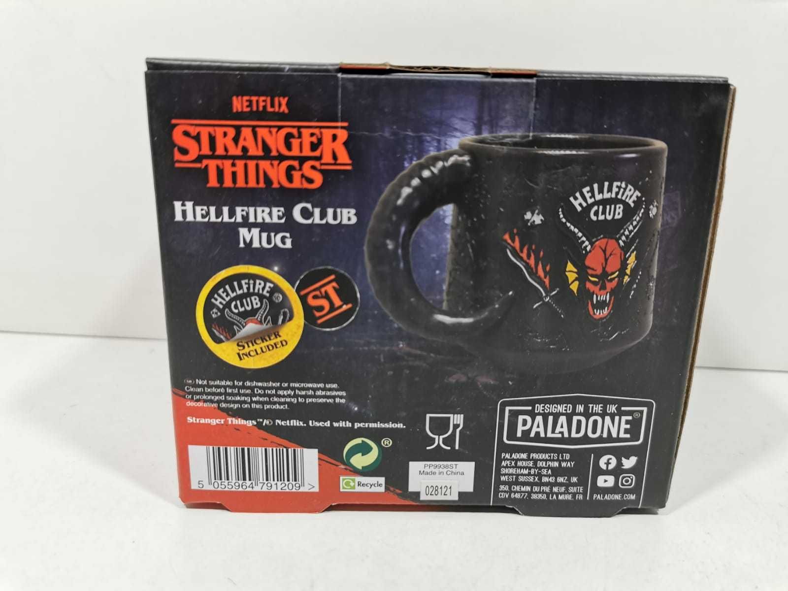 Kubek Tłoczony STRANGER THINGS HELLFIRE Club DEMON 400ml Nowy Poznań