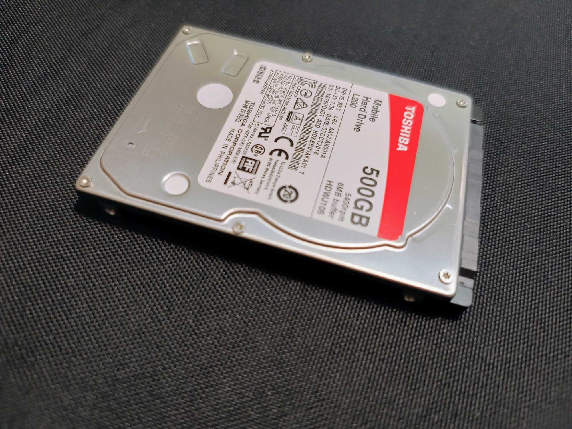 Жорсткий диск 500gb Toshiba Mobile L200 HDWJ105UZSVA 2.5" SATAII