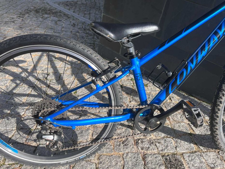 Conway MS240 – Bicicleta Juvenil Azul (rodas de 24")