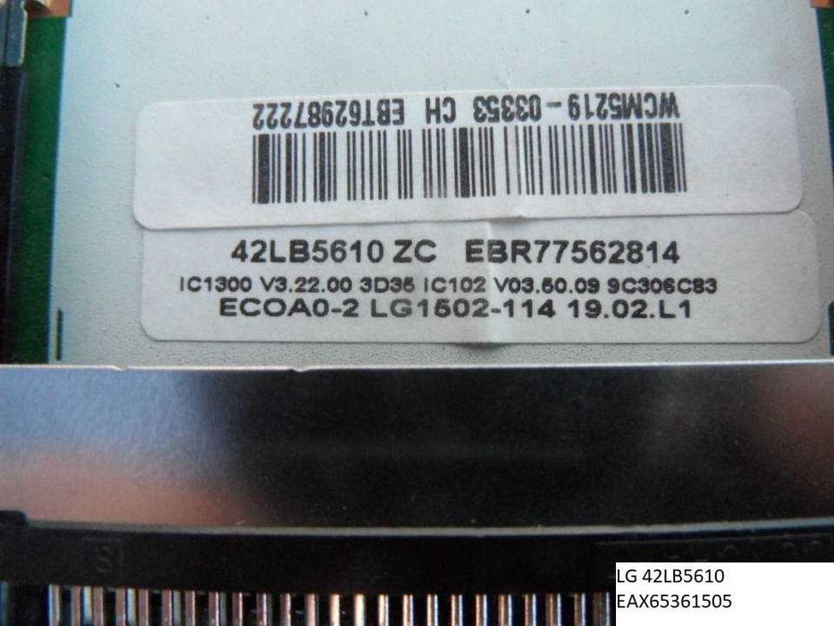 plyta glowna telewizora LG 42LB5610