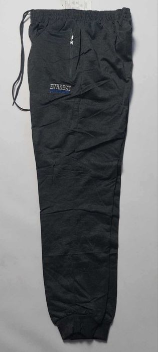 Spodnie męskie dresowe ściągacz grafit Dunauone Y-477 r M pas do 90 cm