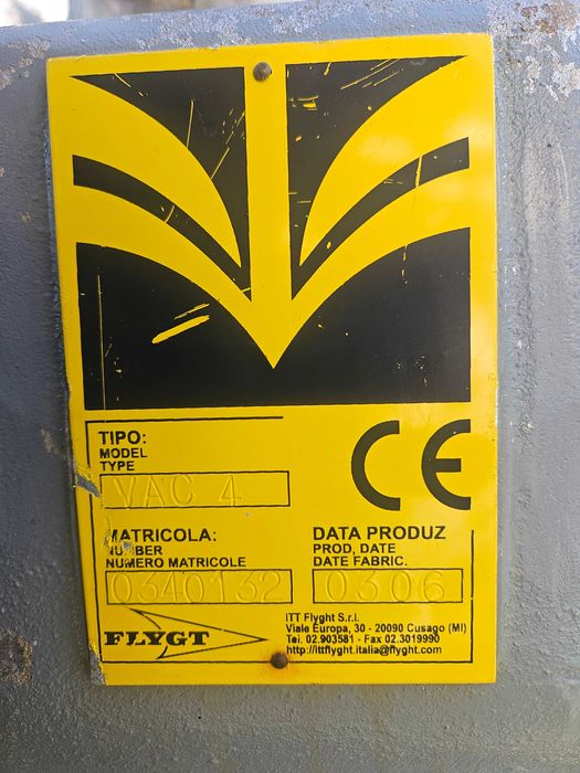 Agregat pompowy do igłofiltrów FLYGT igłofiltry