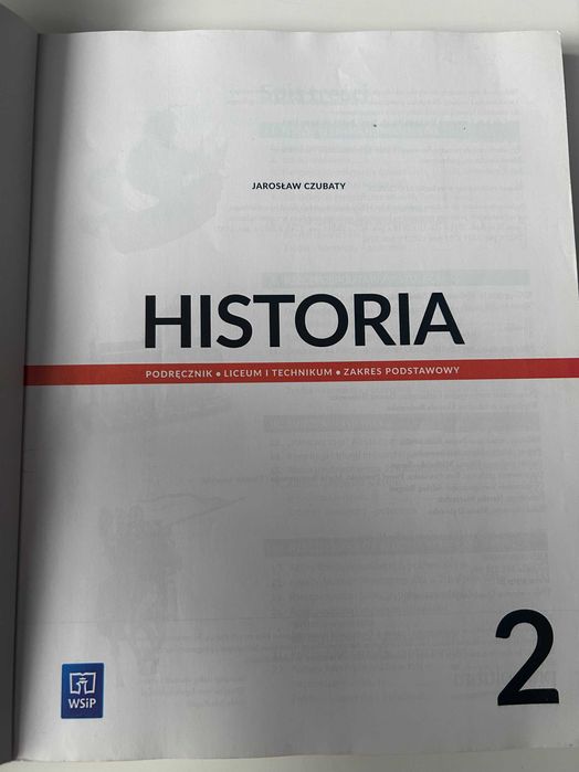 Historia 2 (WSiP) — podręcznik dla klasy 2 liceum/technikum
