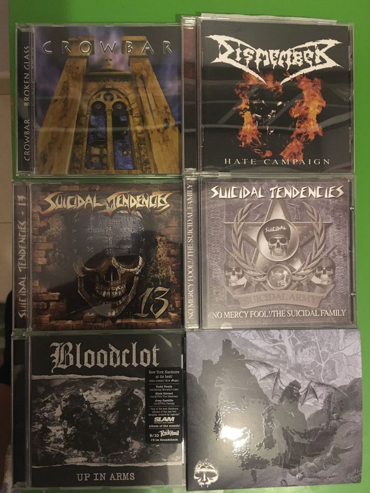 Cds Metal/Death Metal/punk/Hardcore