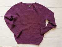 Fioletowy sweter New Yorker S