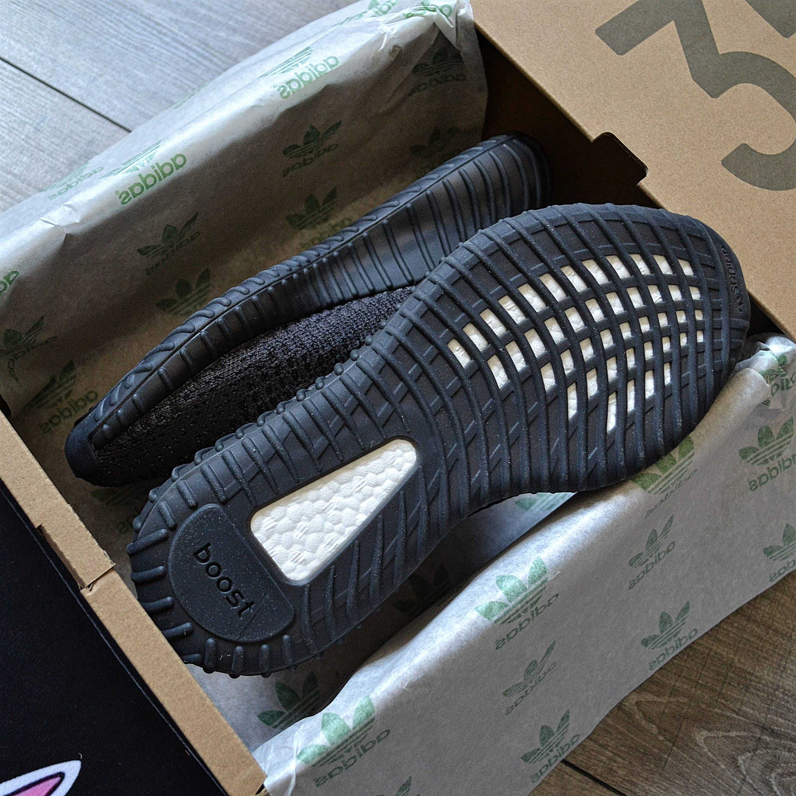 Мужские кроссовки Adidas Yeezy Boost 350 V2 Static Black (Reflective)