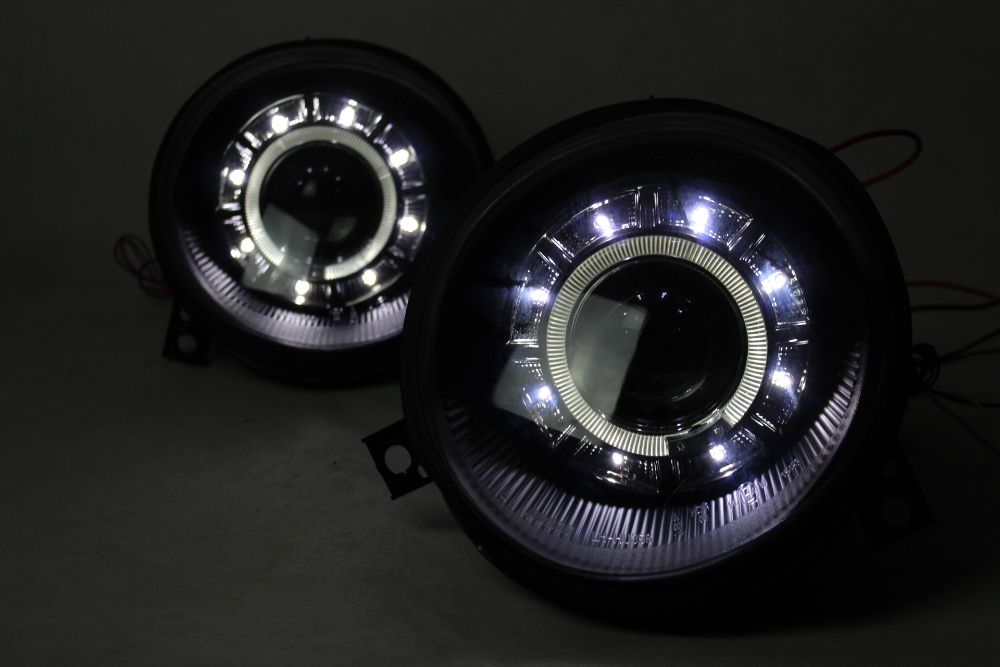 Lampy przednie przód VW LUPO 98-05 DAYLIGHT Diody LED TUNING RINGI !!