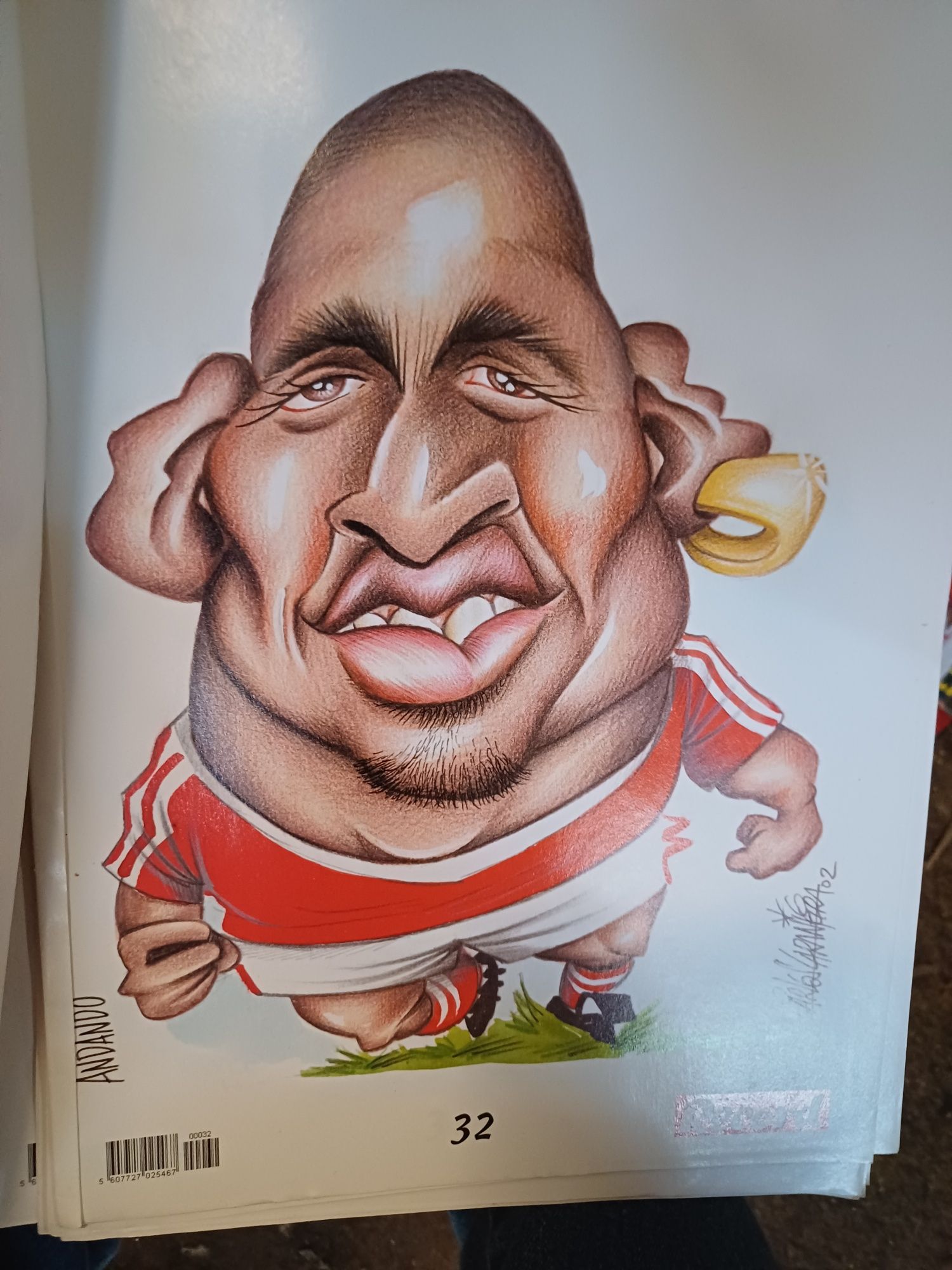 Futebol caricaturas