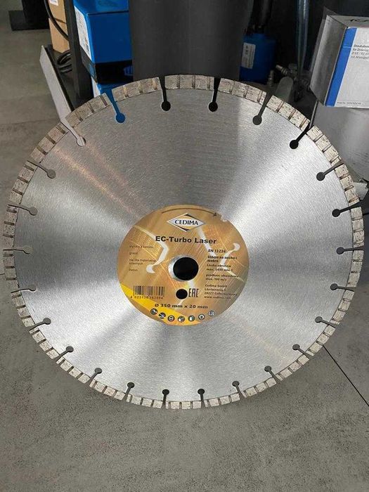 Tarcza tnąca diamentowa Cedima EC-Turbo Laser 350x25,4 (20) nowa