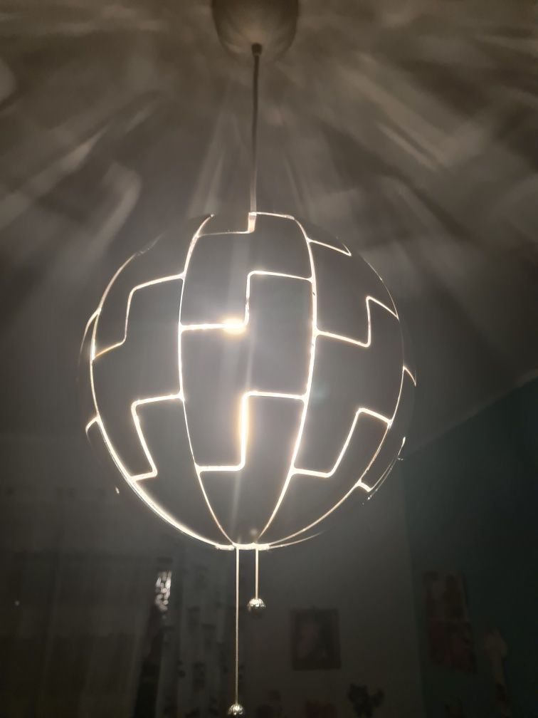 Lampa Ikea srebrna odbiór osobisty