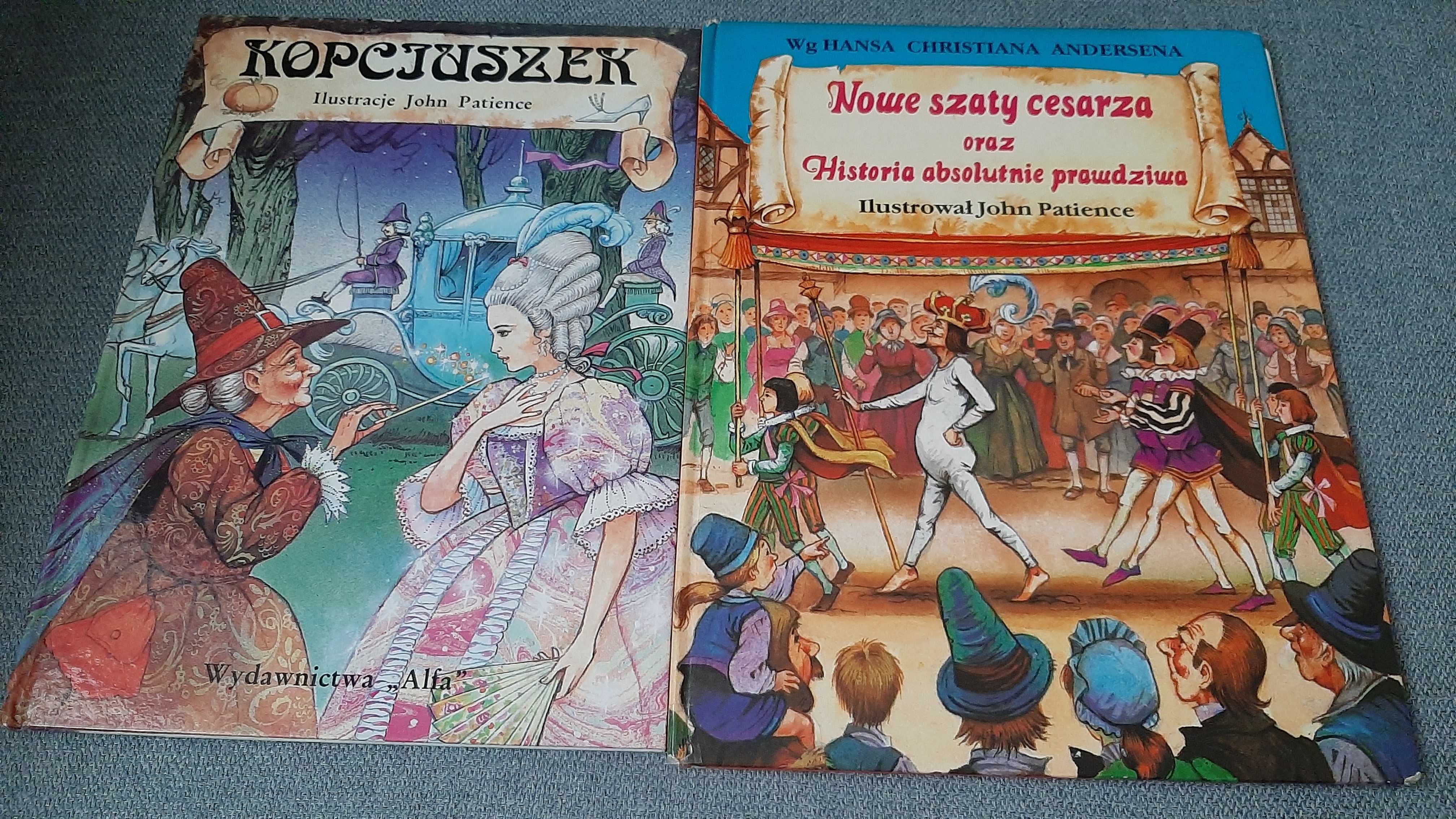 Ilustracje John Patience Kopciuszek Nowe szaty cesarza Historia absolu