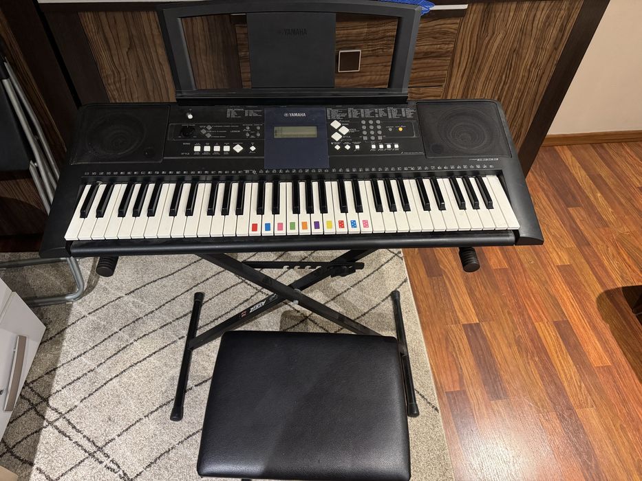 Keybord Yamaha PSR E333+statyw+taboret