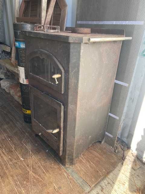 Salamandra a lenha com forno MONZA Bronpi