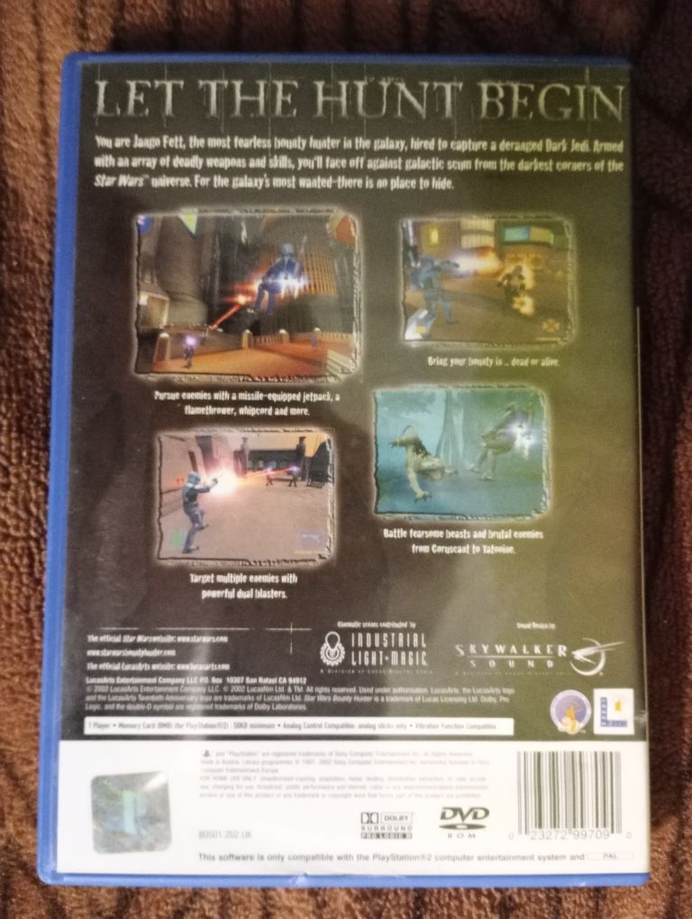 STAR WARS Bounty Hunter na PS2