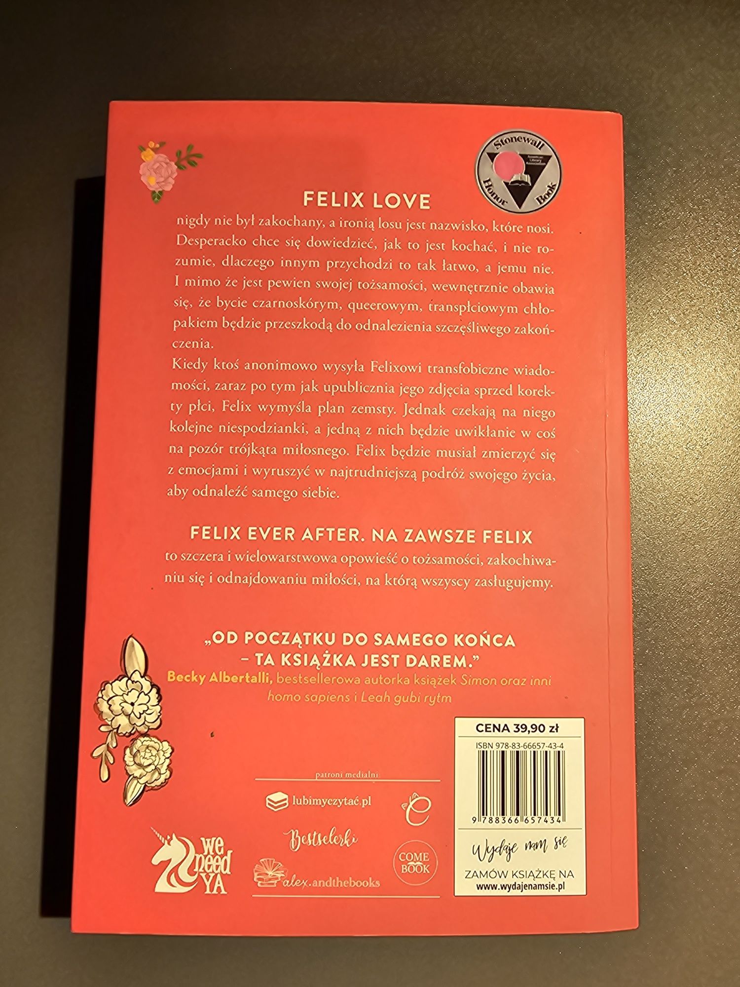 Na zawsze Felix, Felix ever after Kacen Callender