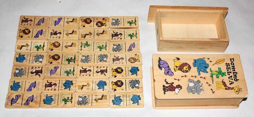 Дитяче дерев'яне  доміно SELVA (Іспанія)