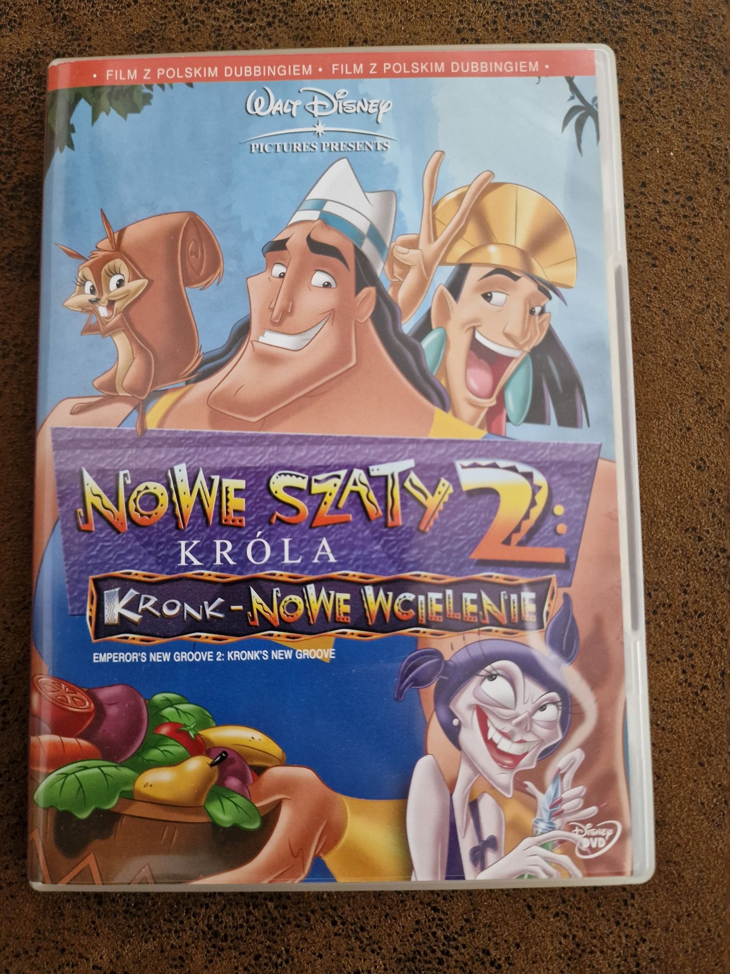 Dvd film animowany Nowe szaty króla 2.Kronk nowe wcielenie. krok