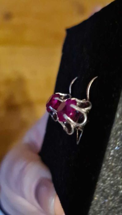 Серьги серебро СССР 875 проба позолота ,