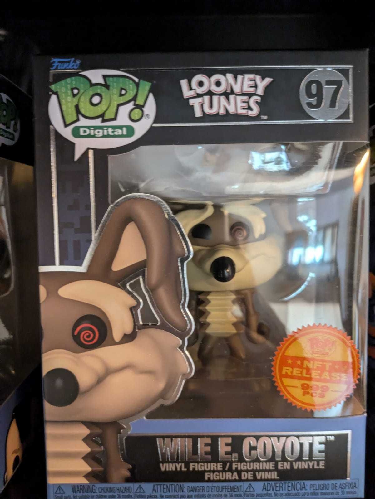 Funko POP NFTs Bane Coyote Road Runner Beep Beep Edições limitadas