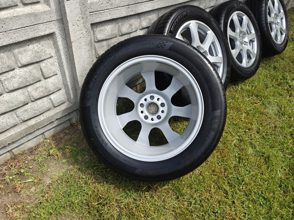 Koła letnie 17cali 5x112, Audi A4, A5, A6 opony 8mm JAK NOWE! OKAZJA