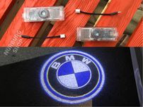 Штатная проекция логотипа в двери BMW Е60 Е70 Е90 Е39 F30 подсветка