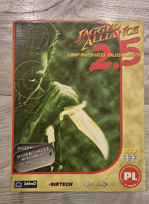 Jagged Alliance 2.5 PC CD  Box unikat