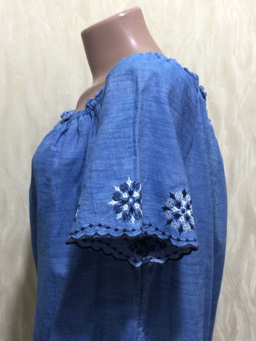 Джинсова сукня вишиванка tu , р.16(52)