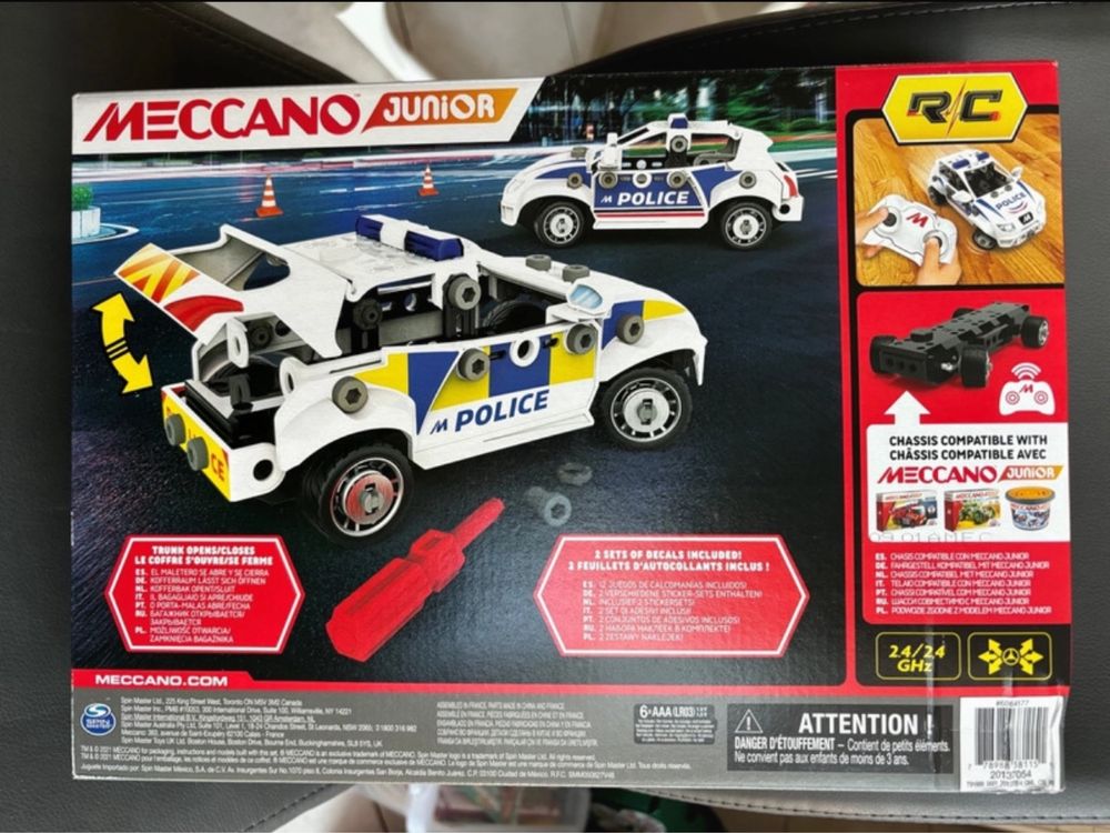 Wóz policyjny Meccano