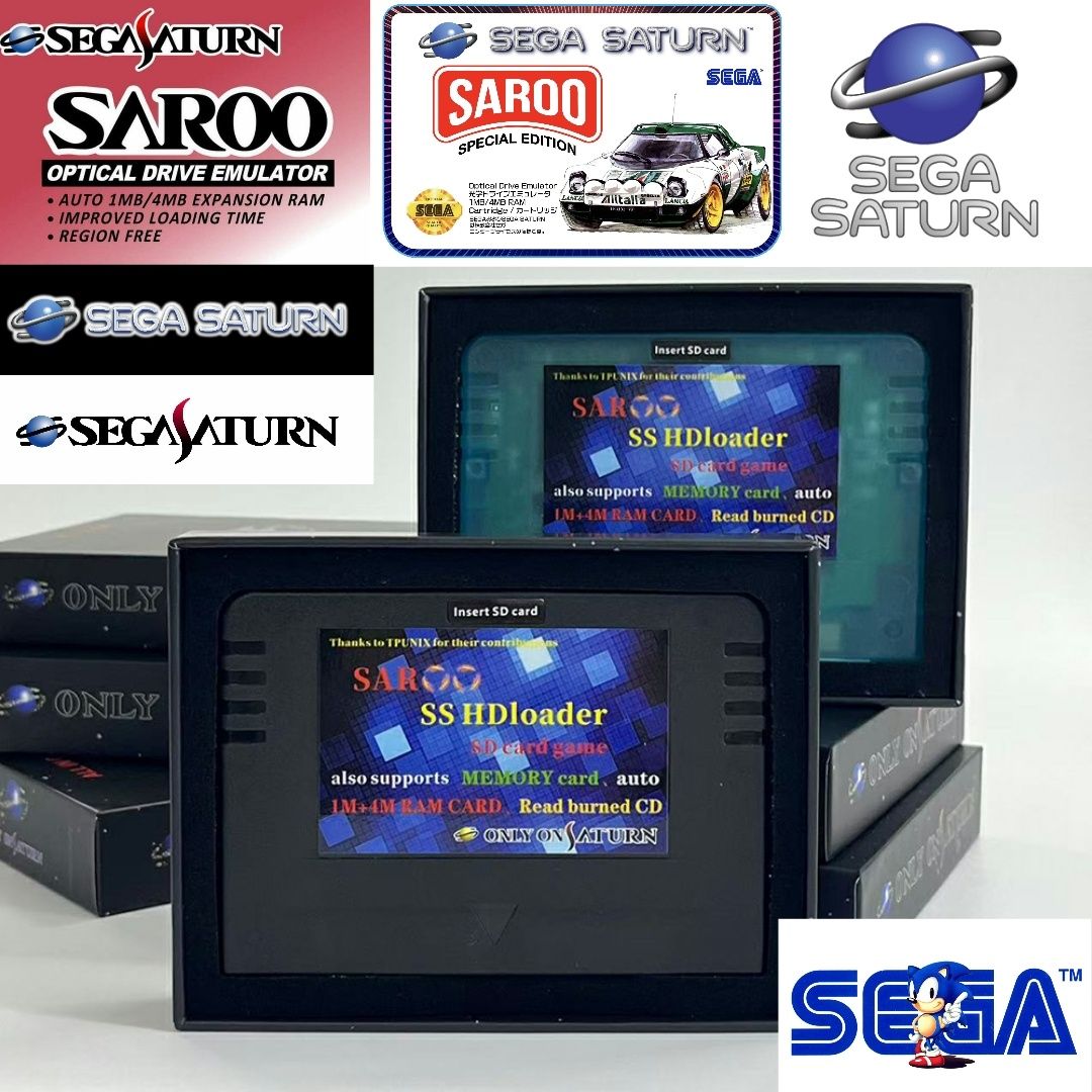 Sega Saturn Cartucho SAROO Desbloqueada