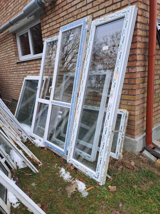 Вікна пластиков ВІДКРИВНІ І ГЛУХІі.Двері пластикові