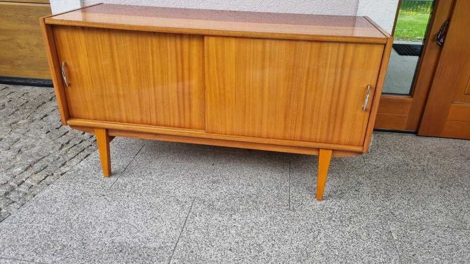 Kredens Komoda Violetta Highboard Witryna Biblioteczka Design PRL