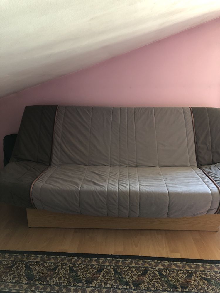 Sofa rozkładana szara