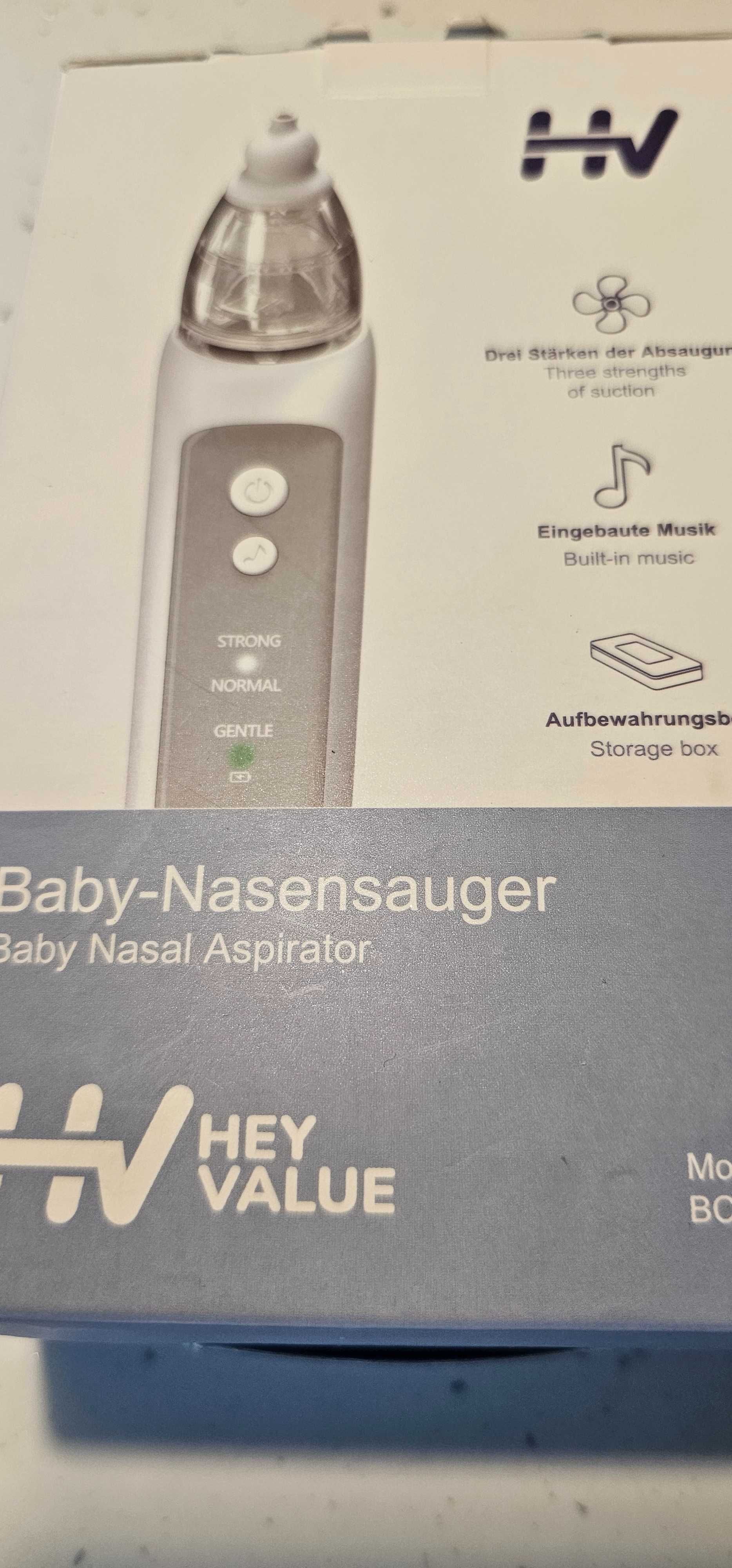 Elektryczny aspirator do nosa dla niemowląt