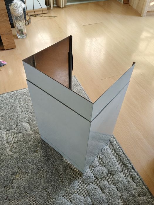 Maskownica kanał komin  obudowa do okapu 23.5cm szer x 19.5 glęb.