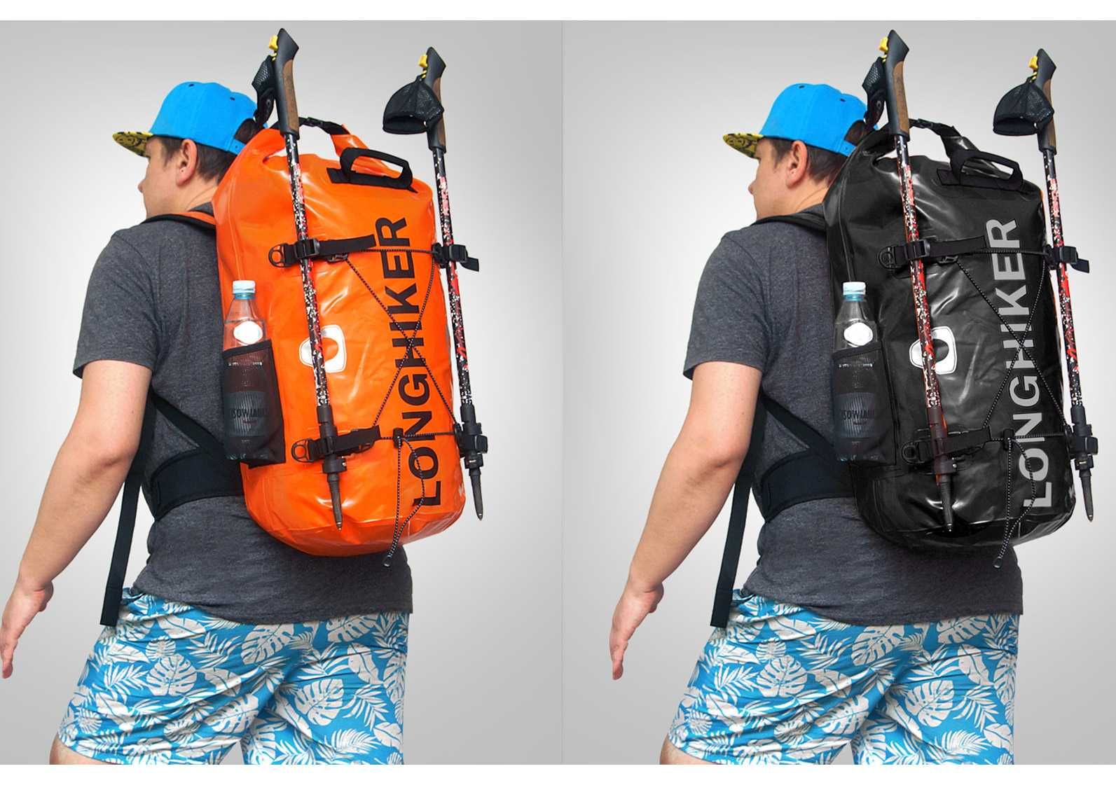 Plecak na kajak motocykl rower plażę 30L wodoszczelny 100% IPX7