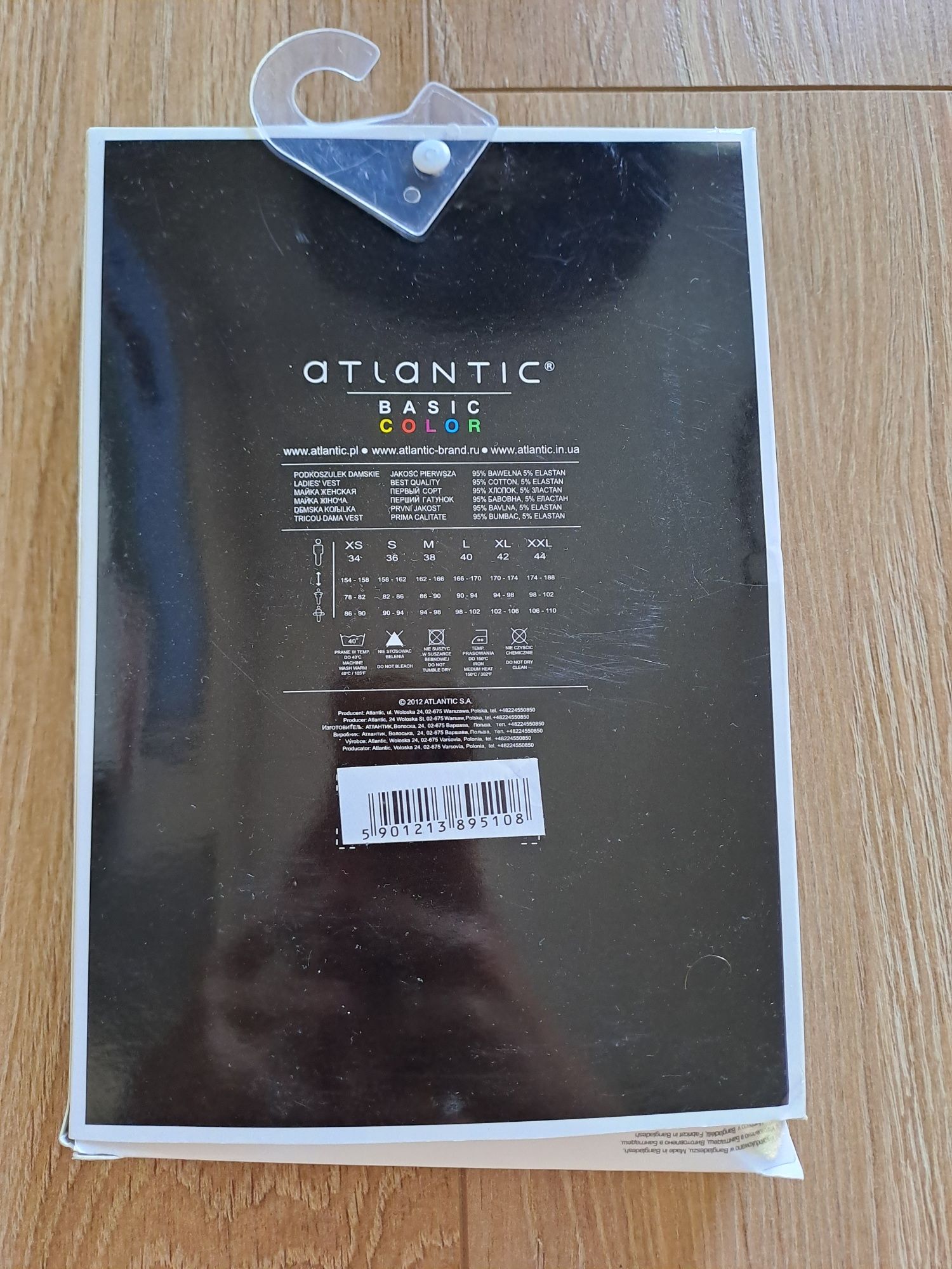 Podkoszulek damski Atlantic, rozmiar S, kolor granatowy