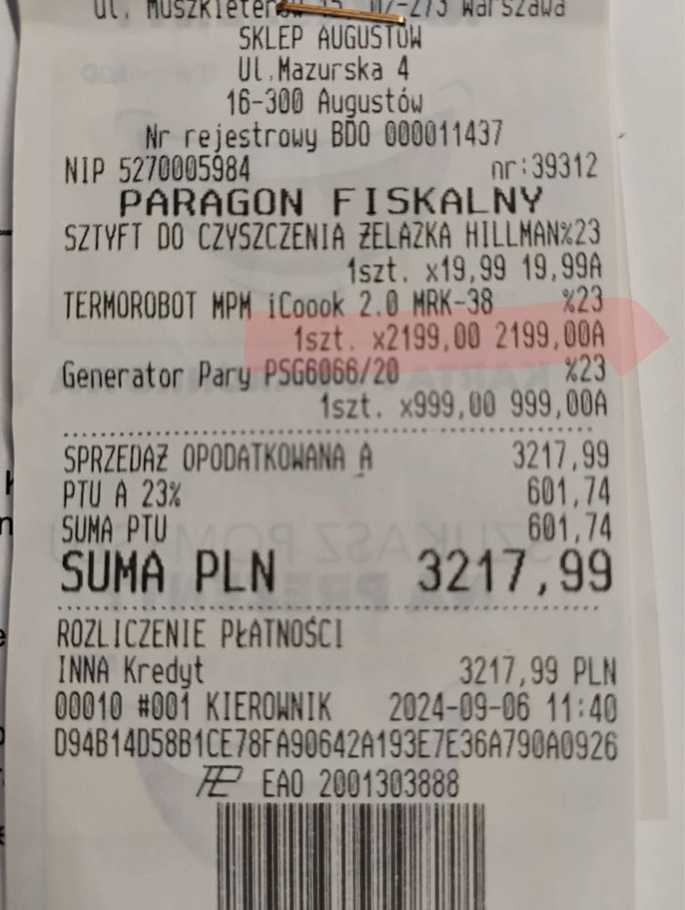 Robot kuchenny MPM