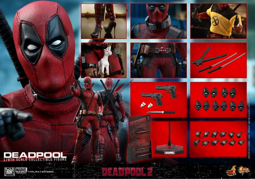 Фигурка 1/6 HOT TOYS MMS 490 DEADPOOL 2