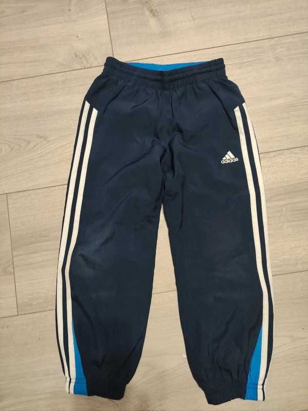 Spodnie sportowe, Adidas, spodnie na piłkę, długie spodnie, 116,