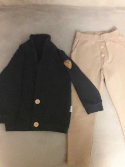 Zestaw wizytowy casual dla chłopca