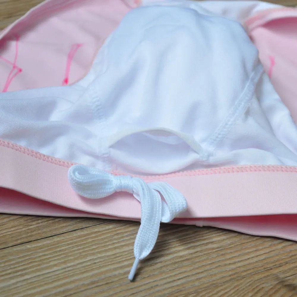 Sexowne Męskie Kąpielówki Flamingi Slipy z Wkładką Push Up - XXL