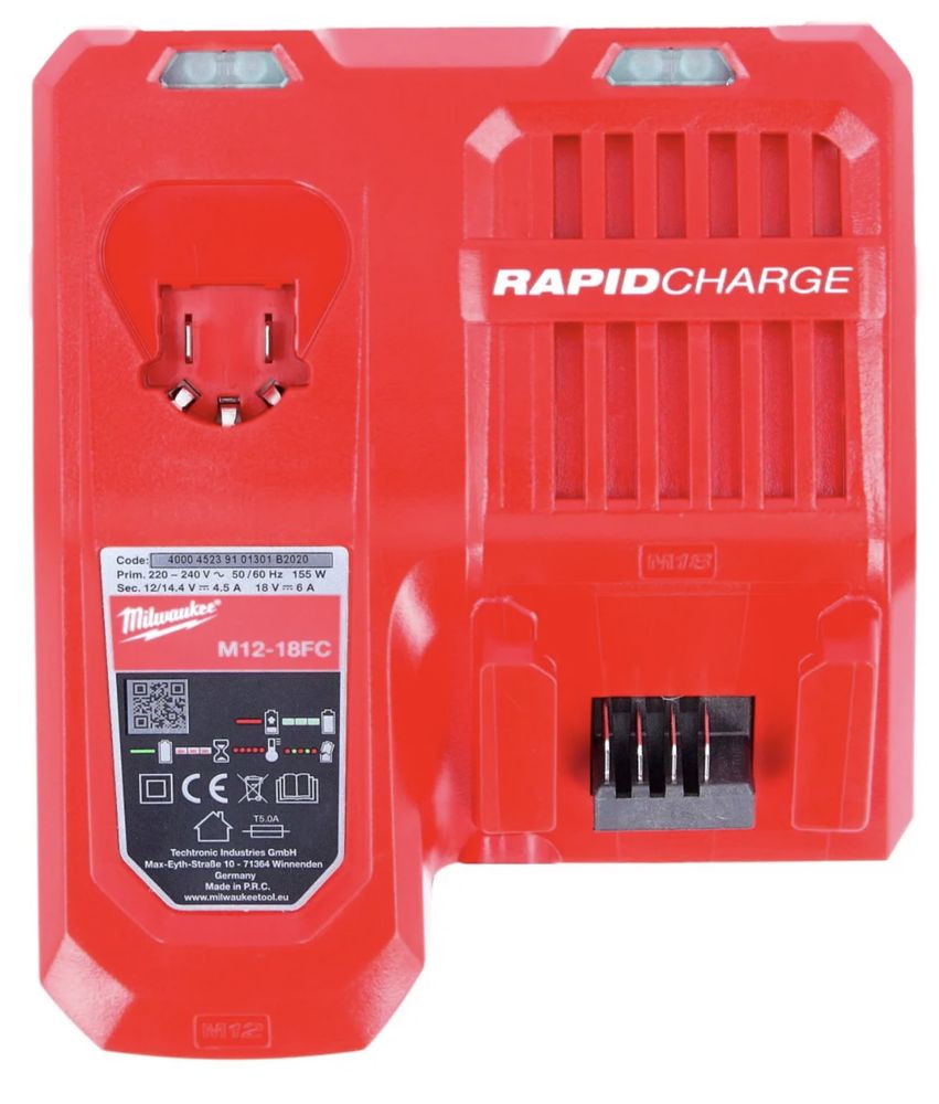 Евро зарядное устройство, зарядне, Milwaukee Rapid m12-18,  220в