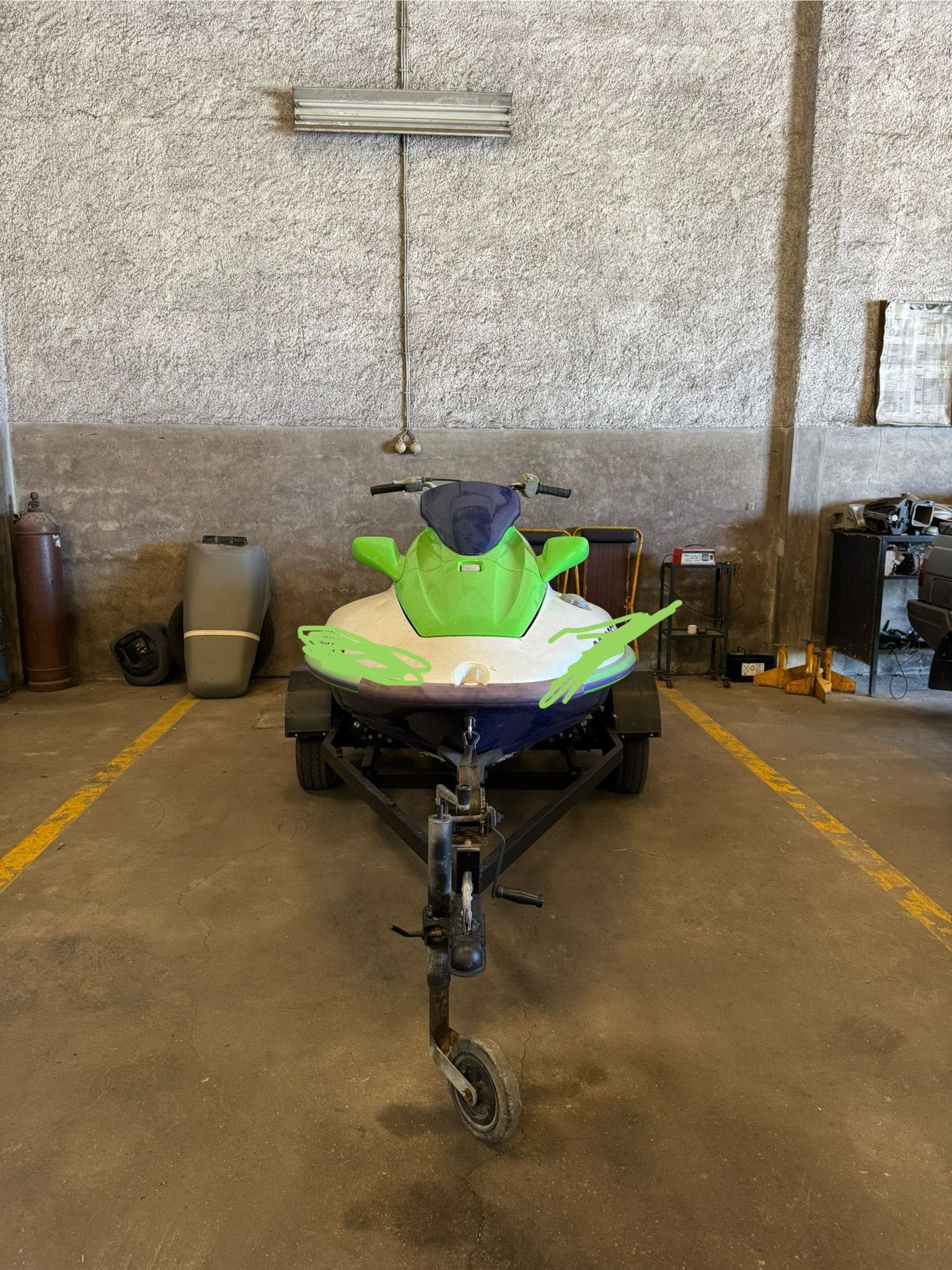 Mota de água Kawasaki 900 ZX1 100cv c/Atrelado