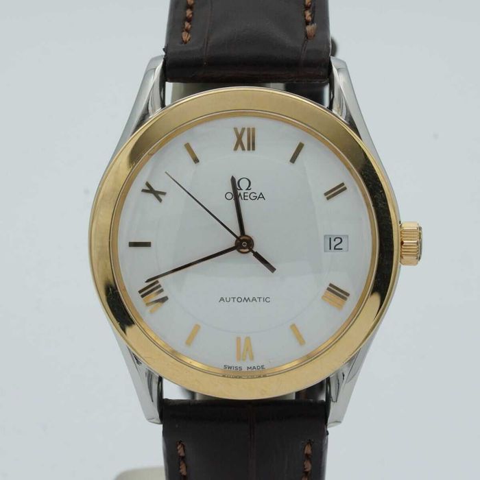 OMEGA SEAMASTER (FONDEE MAISON 1848) złoty bezel NOS 166.0295